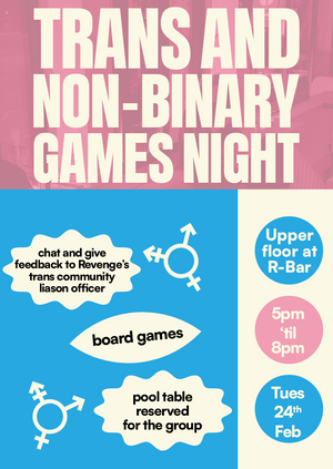 Trans and Non-Binary Games Night