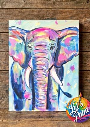STROUD - Let's Paint N' Sip Indy The Elephant