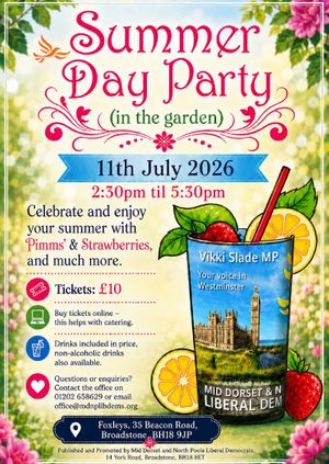 MDNP Summer Day Party — Pimm's & Strawberries