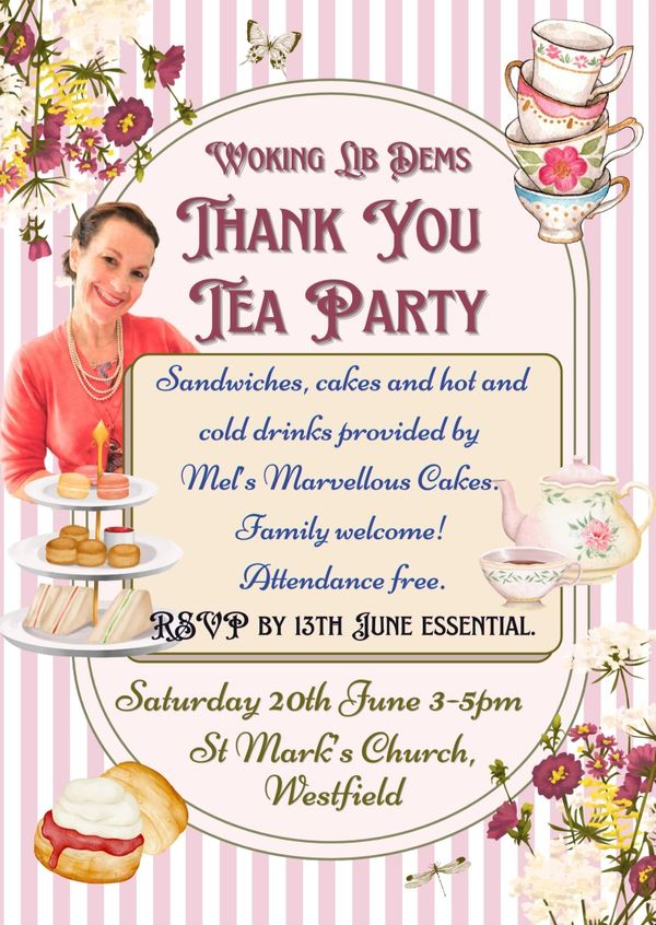 Thank You Tea Party
