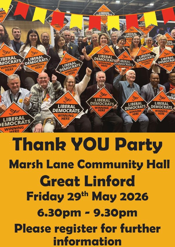 MK Lib Dems Thank You Party 