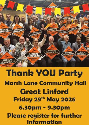 MK Lib Dems Thank You Party 