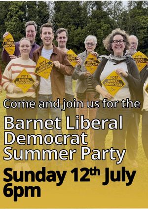 Barnet Lib Dem Summer Party 