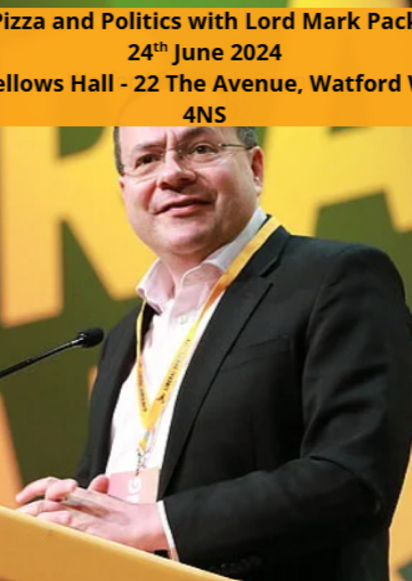 Watford Lib Dems and Mark Pack - election debrief