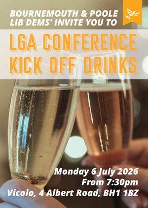 LGA Conference Kick-Off Drinks