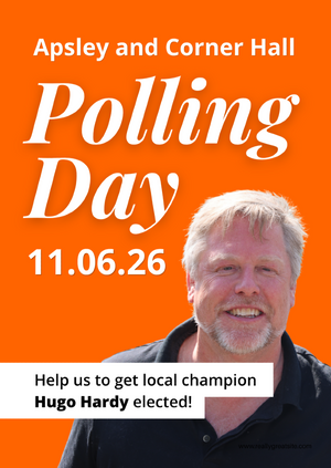 Apsley and Corner Hall POLLING DAY