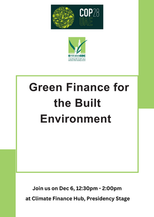 Green Finance for the Built Environment 
