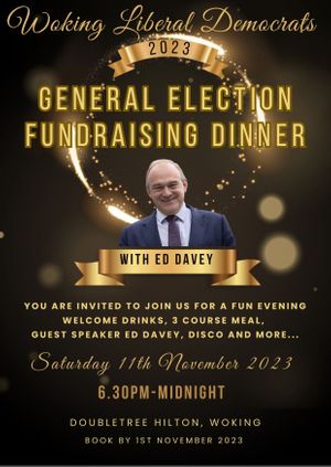 General Election Fundraising Dinner