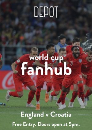DEPOT FANHUB:  England v Croatia 