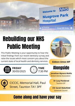 Rebuilding our NHS - Public Meeting
