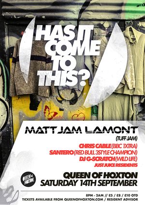 Has it Come to This! w/ Matt Jam Lamont (Tuff Jam)