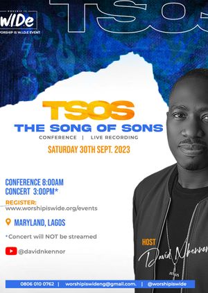 THE SONG OF SONS Concert