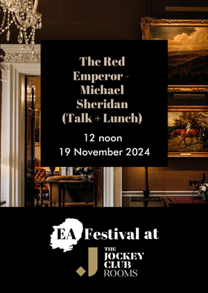 EA Festival x Jockey Club Rooms: The Red Emperor - Michael Sheridan (Talk + Lunch)