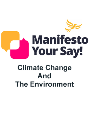 Manifesto Session 1: Climate Change and the Environment