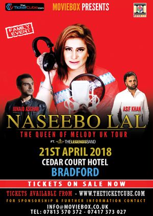 Naseebo Lal (Bradford) The Queen of Melody UK Tour