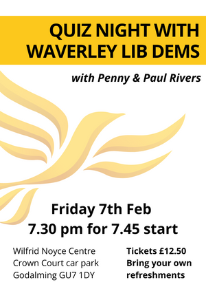 Quiz Night with Waverley LibDems