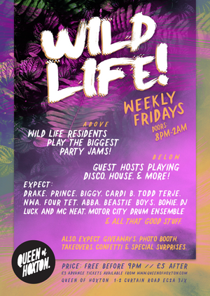 Wild Life W/ Alex Barrett & Late Night Disco