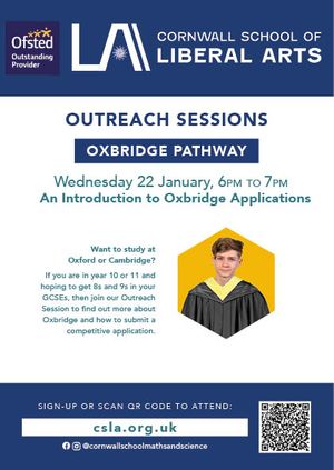 Outreach Sessions - An Introduction to Oxbridge Applications