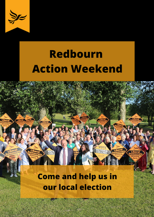 Redbourn Postal Voting Action Weekend - Sunday
