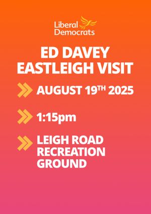 Ed Davey Eastleigh Visit