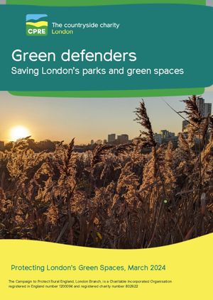 CPRE London Green Defenders Report Launch