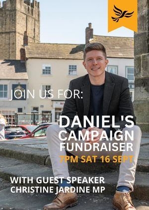  Daniel's Campaign Fundraiser Dinner with Christine Jardine MP
