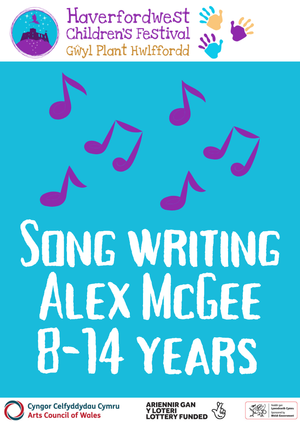 Song writing with Alex McGee 8-14 years