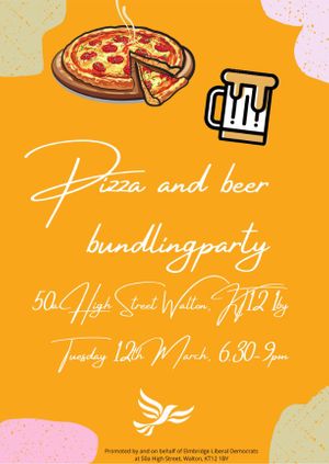 Bundling, Pizza and Beer party