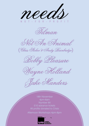 Needs 002 (in aid of homelessness)