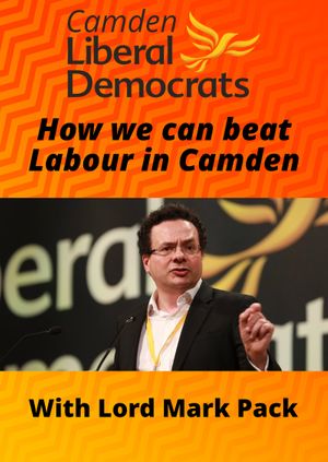 How we can beat Labour in Camden- with Lord Mark Pack