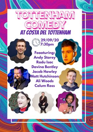 Comedy on The Terrace at Costa Del Tottenham Southside