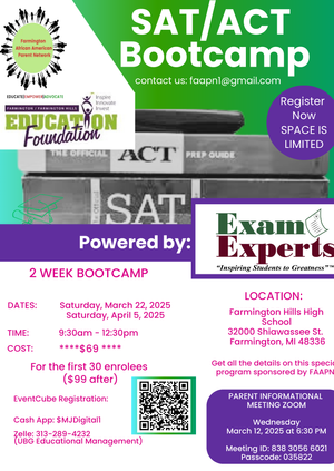 ExamExperts SAT/ACT Bootcamp