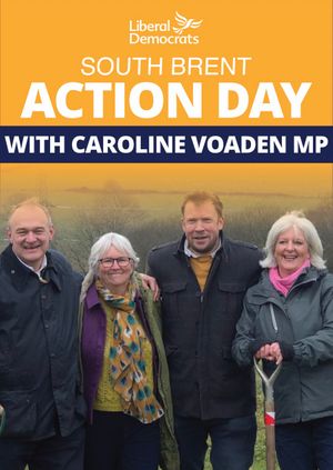 South Brent Action Day with Caroline Voaden MP