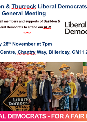 Basildon & Thurrock Liberal Democrat AGM