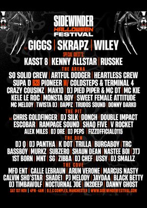 Sidewinder Halloween Festival Manchester