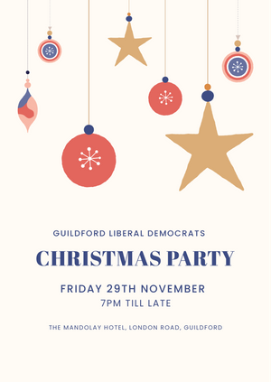 Zöe Franklin MP invites you to our Christmas Party!