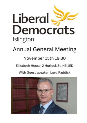 Islington Liberal Democrats AGM 2022