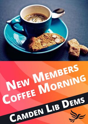 New Members Coffee Morning