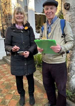 Action Day Blackheath Westcombe Ward - delivering tabloids