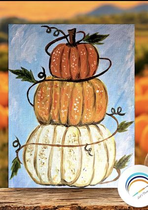 STONEHOUSE - Let's Paint N' Sip Pumpkin Stack