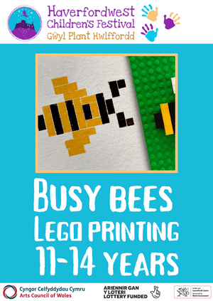 'Busy bees' Lego printing 11-14 years