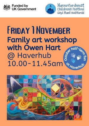 Family art workshop 10am-11.45am