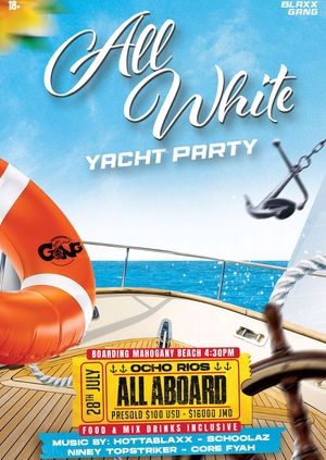 BlaxxGang All White Yacht Party