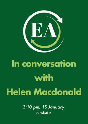 EA Sustain: Helen Macdonald in conversation with William Sieghart