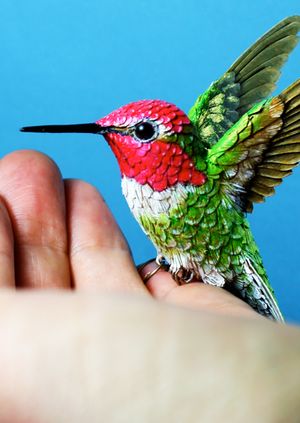Colourful Wire Bird Making workshop with Zack McLaughlin