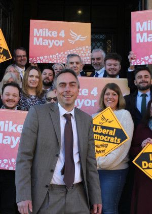 Hull Lib Dem Office welcome party with Vikki Slade