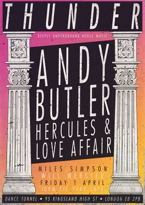 THUNDER with Andy Butler (HERCULES & LOVE AFFAIR)