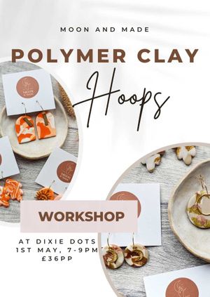 Polymer Clay Hoops Workshop