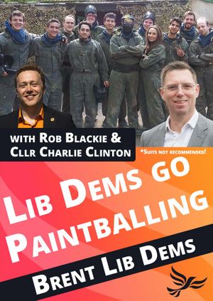 Lib Dems go Paintballing