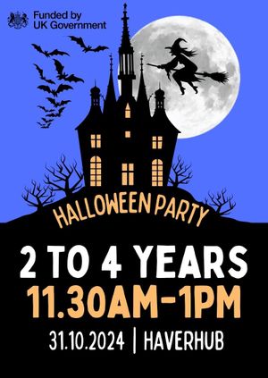 Halloween Party 2-4 years 11.30am-1pm